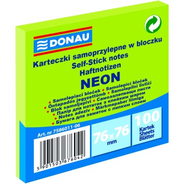 Notes samop. DONAU 76/76 100k NEON zielony