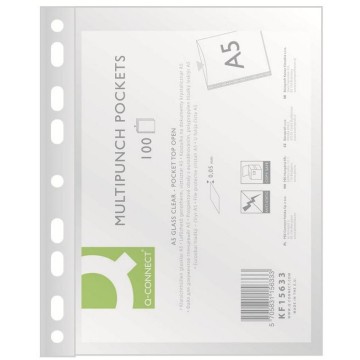 Obwoluty krystal. A5 Q-CONNECT [100] 50mic.