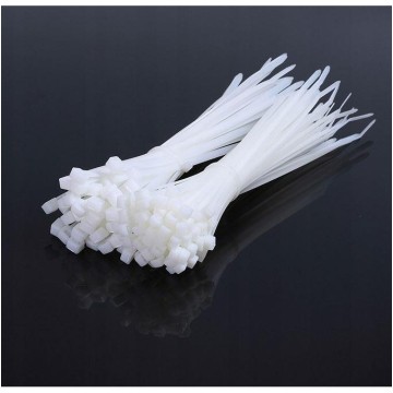 Opaski zaciskowe 200mm/2,5mm [100] biała