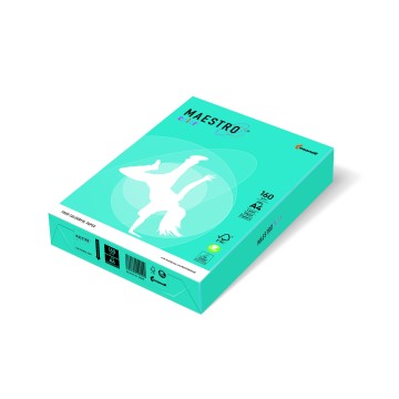 Papier kolor A4 160g [250] intens morski