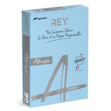 Papier kolor A4 80g REY ADAGIO 48 niebieski jasny
