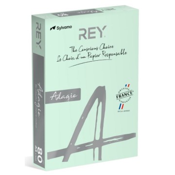 Papier kolor A4 80g REY ADAGIO 81 zielony pastel