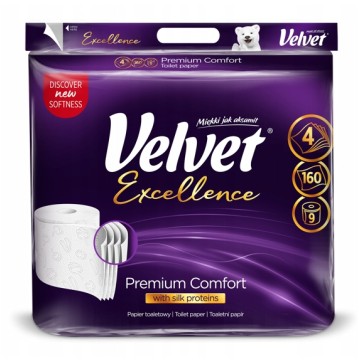 Papier toalet. VELVET EXCELLENCE 4w 20m [9]
