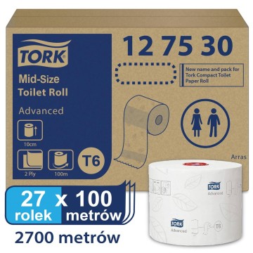 Papier toaletowy TORK T6 ADVANCED celuloza [27]