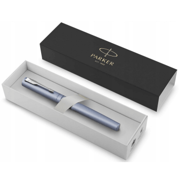 PARKER VECTOR XL srebrno-niebieski pióro wieczne M