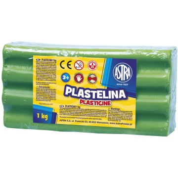 Plastelina ASTRA 1kg zielona jasna