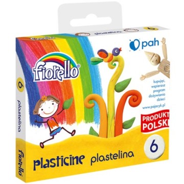 Plastelina FIORELLO 6 kolorów