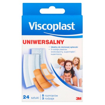 Plastry 3M VISCOPLAST uniwersalne [24] mix