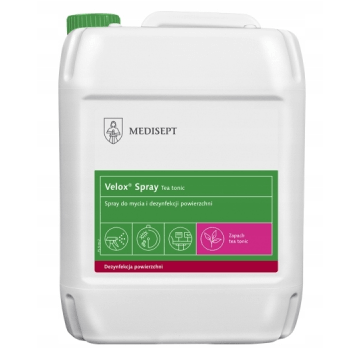 Płyn do dezyn pow MEDISEPT VELOX SPRAY 5L teatonic
