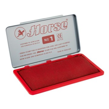 Poduszka do stempli HORSE NR1 150x74mm czerwona