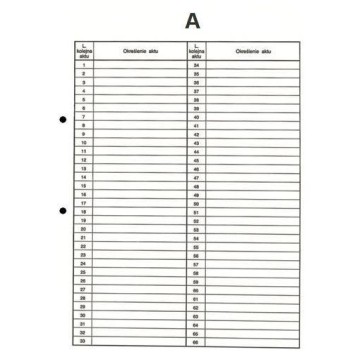 Przekładki do akt osobowych A [10] BB