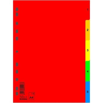 Przekładki do segr. A4/5 DONAU PP kolor