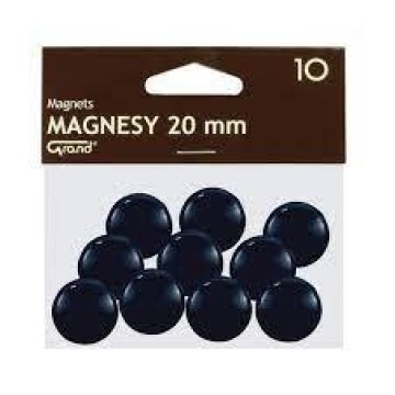 Punkty magnetyczne GRAND 20mm [10] czarne