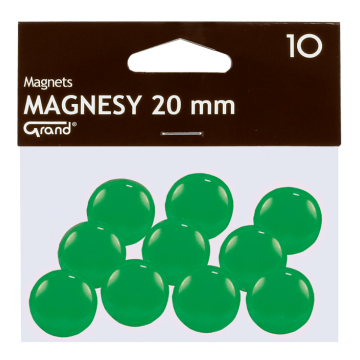 Punkty magnetyczne GRAND 20mm [10] zielone