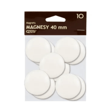Punkty magnetyczne GRAND 40mm [10] białe