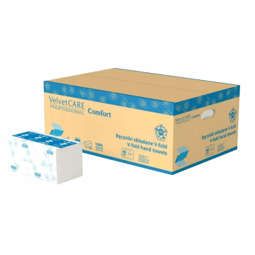 Ręcznik ZZ biały VELVET 23/23 celuloza 2w [3000]