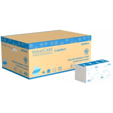 Ręcznik ZZ biały VELVET 25/23 celuloza 2w [3000]