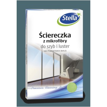 Ściereczka z mikrofibry STELLA do szyb [1]