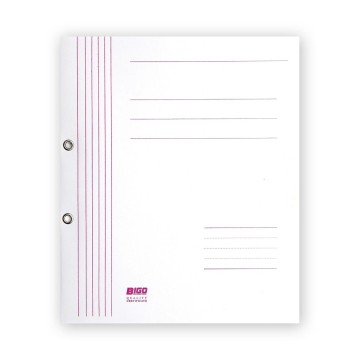 Skoroszyt kartonowy A4 BIGO oczkowy - pełny