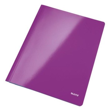 Skoroszyt kartonowy LEITZ WOW fioletowy