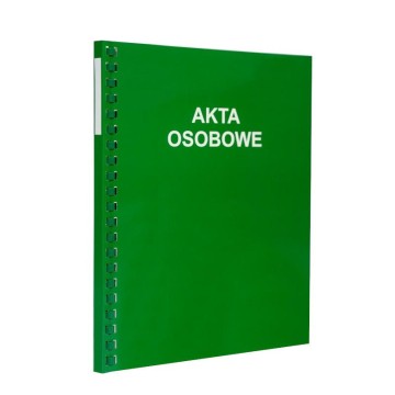 Skoroszyty do akt osob KONFEX b.wew [10] ziel.