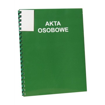 Skoroszyty do akt osob KONFEX b.zew [10] ziel.