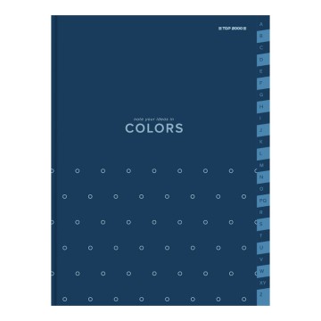 Skorowidz TOP2000 A4 96k COLORS nieb.