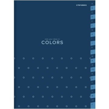 Skorowidz TOP2000 A5 96k COLORS nieb.