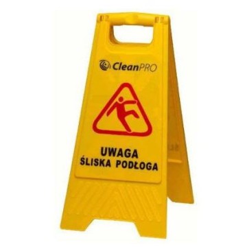 Tablica ostrzegawcza ŚLISKA PODŁOGA
