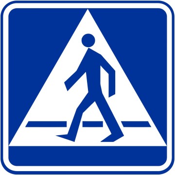 Tablica PRZEJŚCIE DLA PIESZYCH