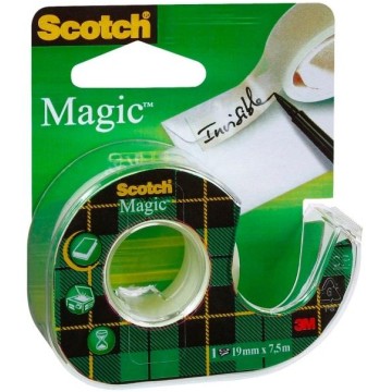 Taśma klejąca SCOTCH MAGIC 19mm/7,5m podajnik