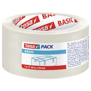 Taśma pakowa TESAPACK BASIC 66m X 50 mm transp.
