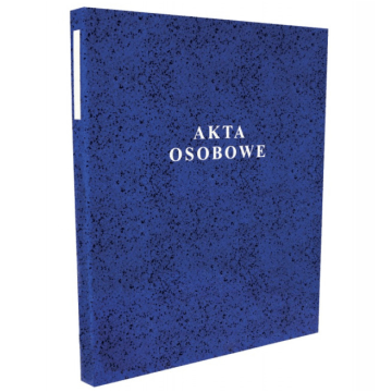 Teczka do akt osobowych KONFEX 2cm niebieska