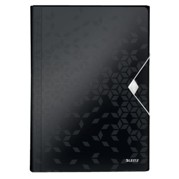 Teczka harmonijka LEITZ WOW 6 przegr. czarna