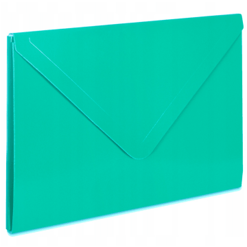 Teczka kopertowa 2 na rzep VAUPE turkusowa