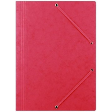 Teczka z gumką preszpanowa DONAU czerwona
