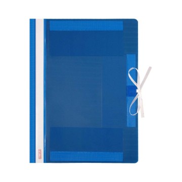 Teczki wiązane plastikowe BIURFOL [25] niebieskie