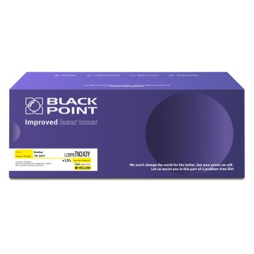 Toner BROTHER TN 243 żółty BLACKPOINT (1.000)