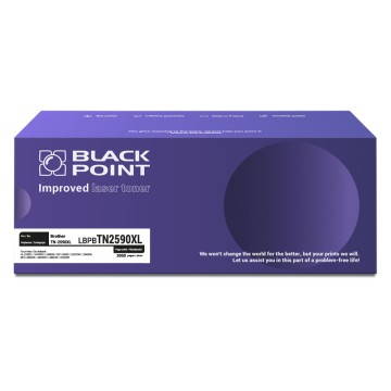 Toner BROTHER TN 2590XL czarny BLACKPOINT (3.000)