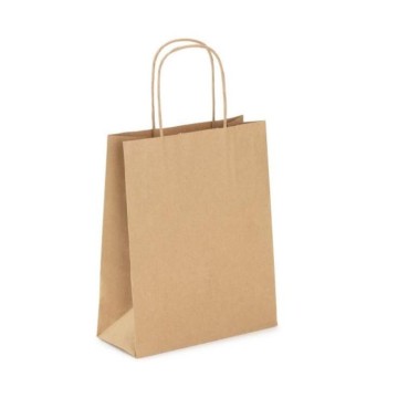Torba papierowa ECOBAG 305x170x425mm brązowa