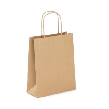 Torba papierowa ECOBAG 500x180x390mm brązowa