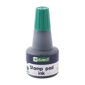 Tusz do pieczątek D.RECT 30ml zielony