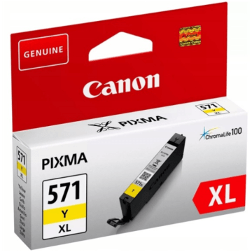 Tusz żółty, oryginalny CANON CLI-571YXL