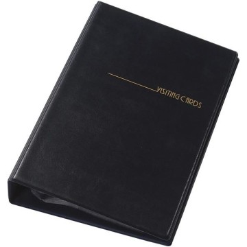 Wizytownik PANTAPLAST 200 (winyl) czarny