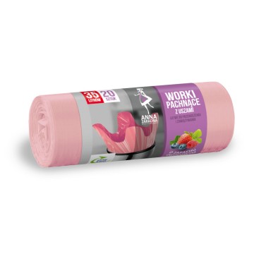 Worki na śmieci 35L HD/LD [20] AZ uszy OWOCOWE