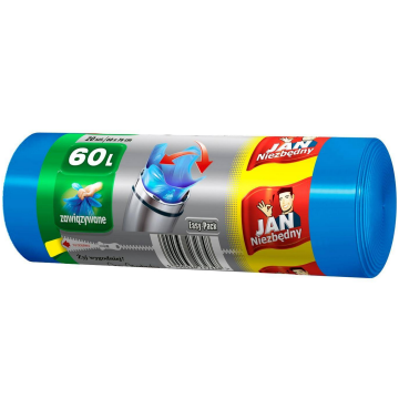Worki na śmieci 60L HD [20] JN EASY-PACK nieb