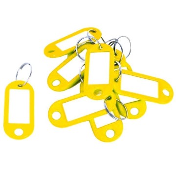 Zawieszki do kluczy D.RECT [10] żółte