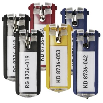 Zawieszki do kluczy DURABLE [6] MIX