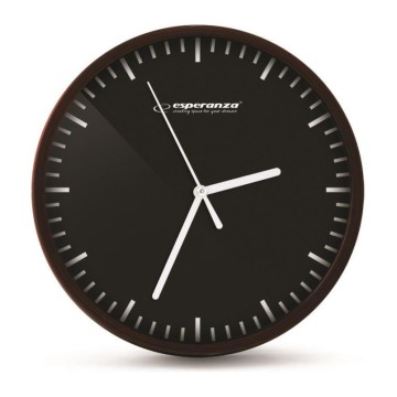 Zegar ścienny ESPERANZA BUDAPEST 20cm czarny