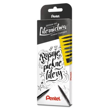 Zestaw PENTEL PIĘKNIĘ RYSUJĘ LITERY